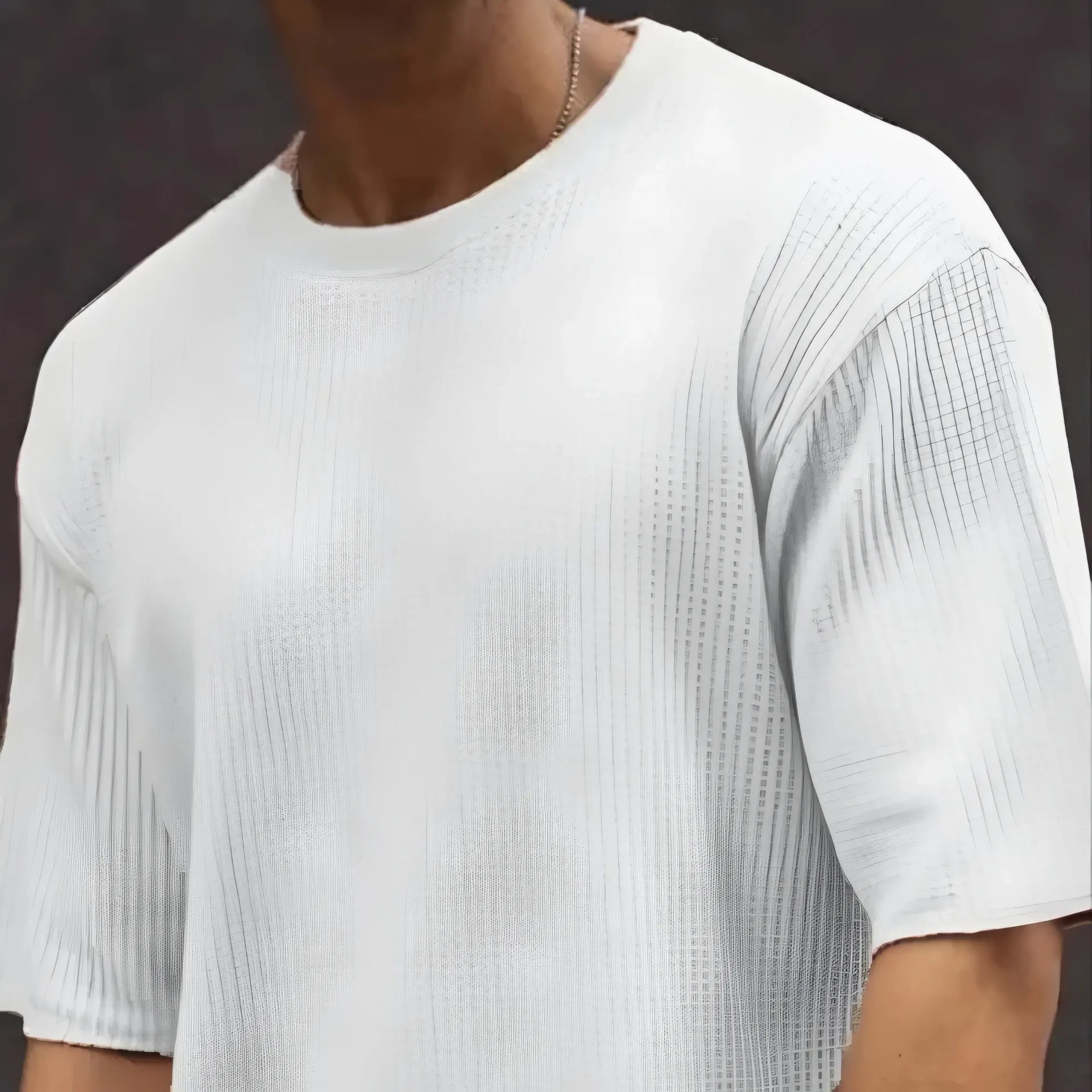 Mens stripes Half sleeves Tshirt