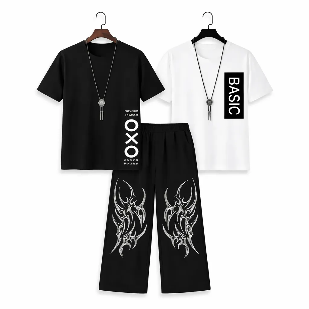 Mens Tshirt and Pant Combo