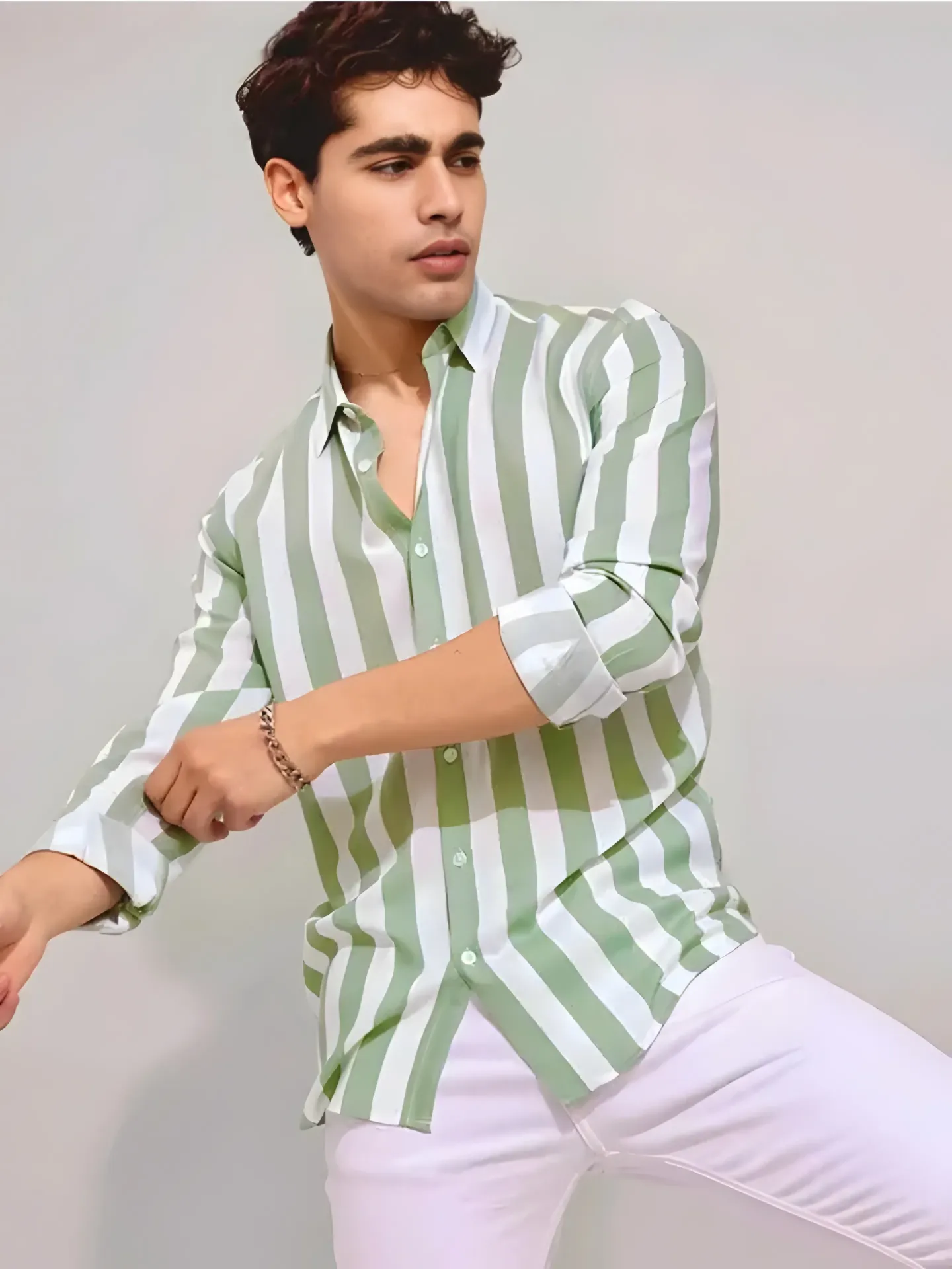 Fancy strip shirt for men