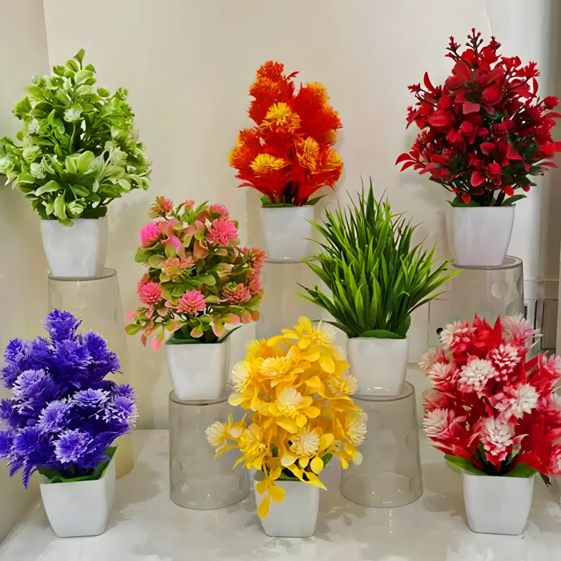 Artificial Colourful plants