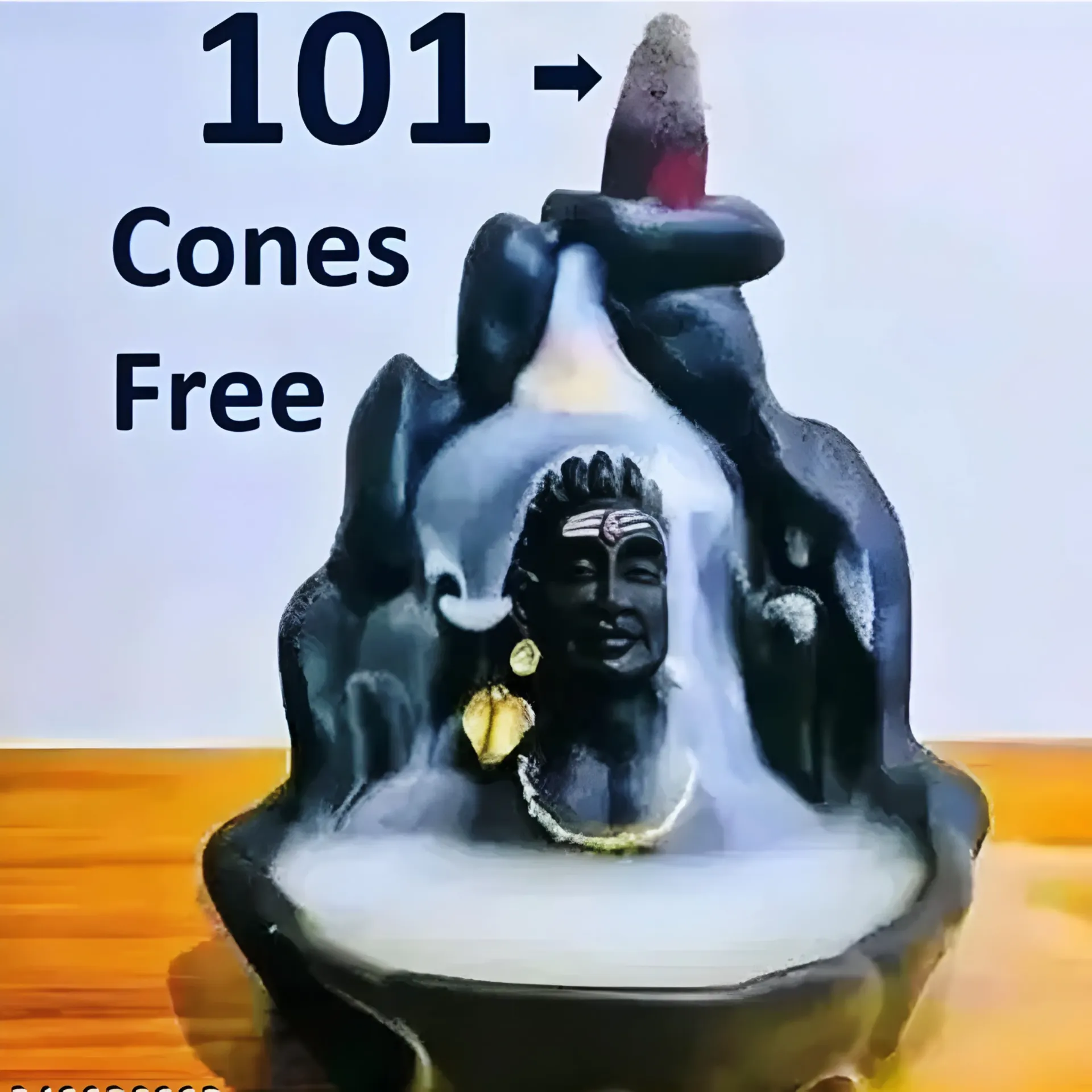 Mahadev Dhoop holder with 101 pack Of Dhoop